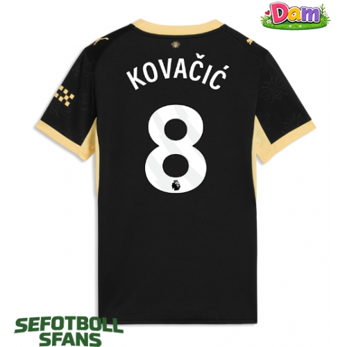 Manchester City Mateo Kovacic #8 Bortatröja Kvinnor 2026-27 Kortärmad